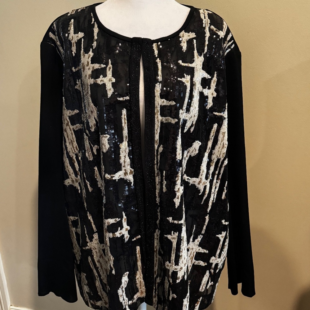 Gorgeous Ming Wang plus size Jacket, new, never worn, tags on